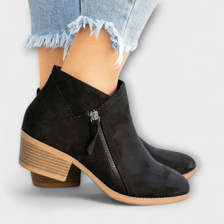 Michelle - Orthopedische Artivole Boots met Brede Hak