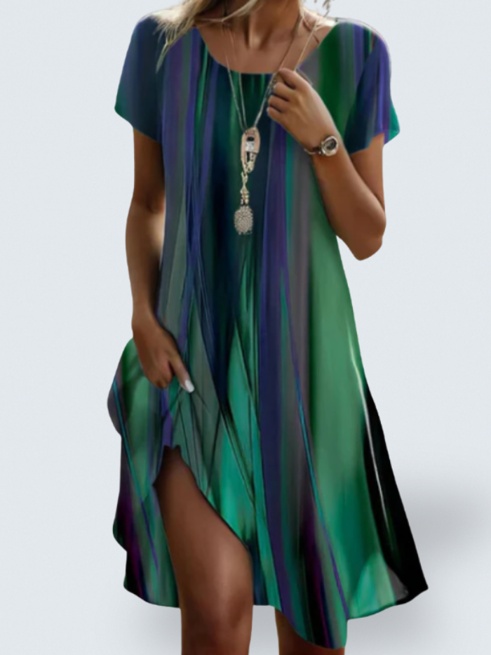 Leilani - Ontspannen Boho Jurk met Gradient
