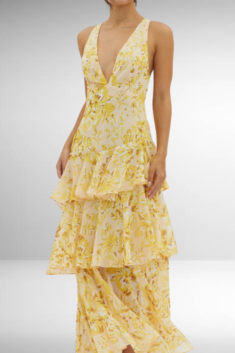 Maria - Elegante Lange Jurk