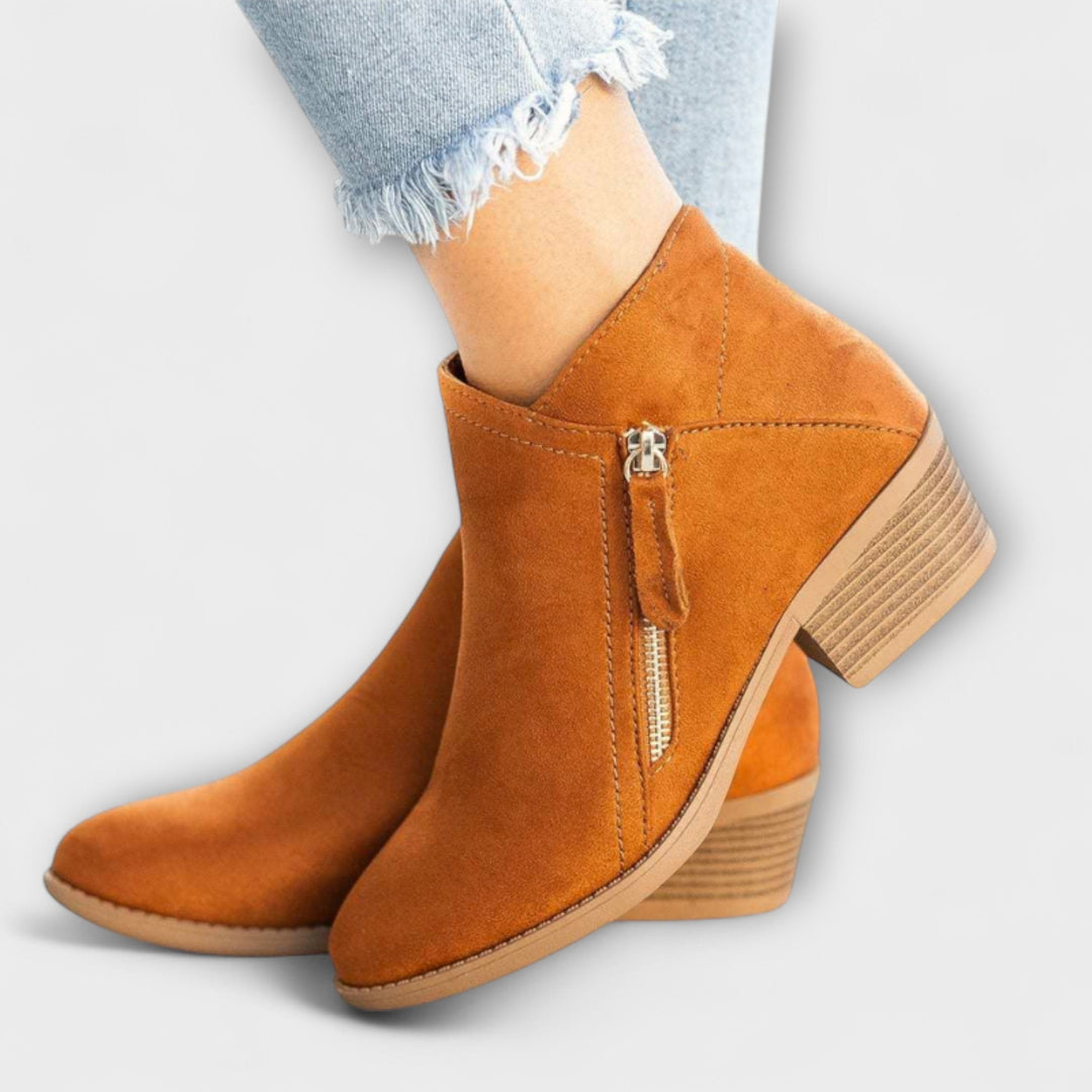 Michelle - Orthopedische Artivole Boots met Brede Hak