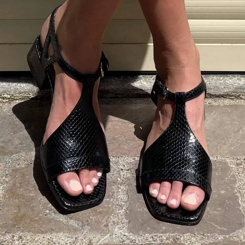 Mairead - Zilveren Zomer Sandalen