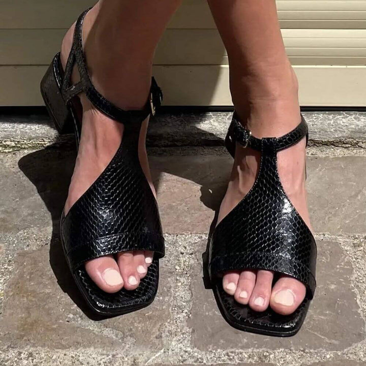 Mairead - Zilveren Zomer Sandalen