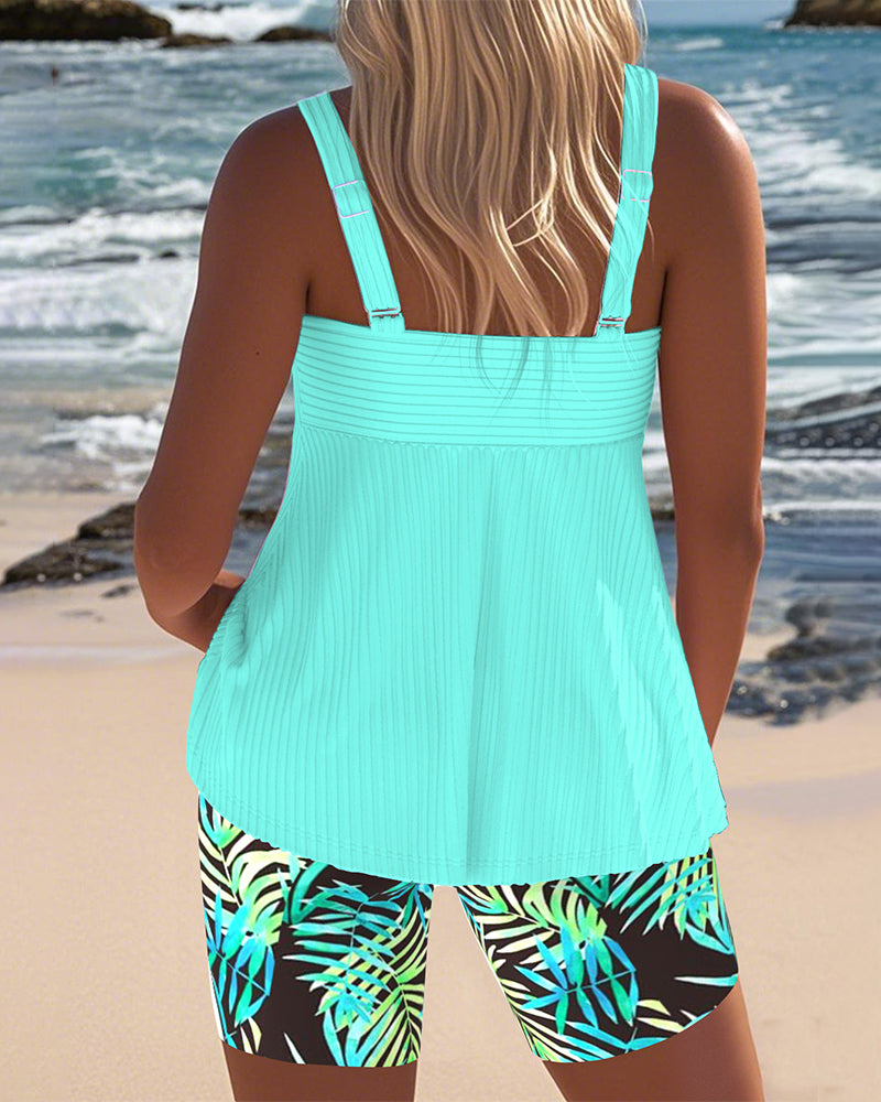 Sarah - Kleurrijke Tankini Set
