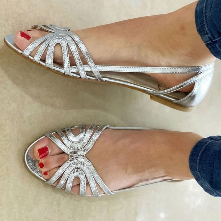 Nuala - Gouden Zomer Sandalen