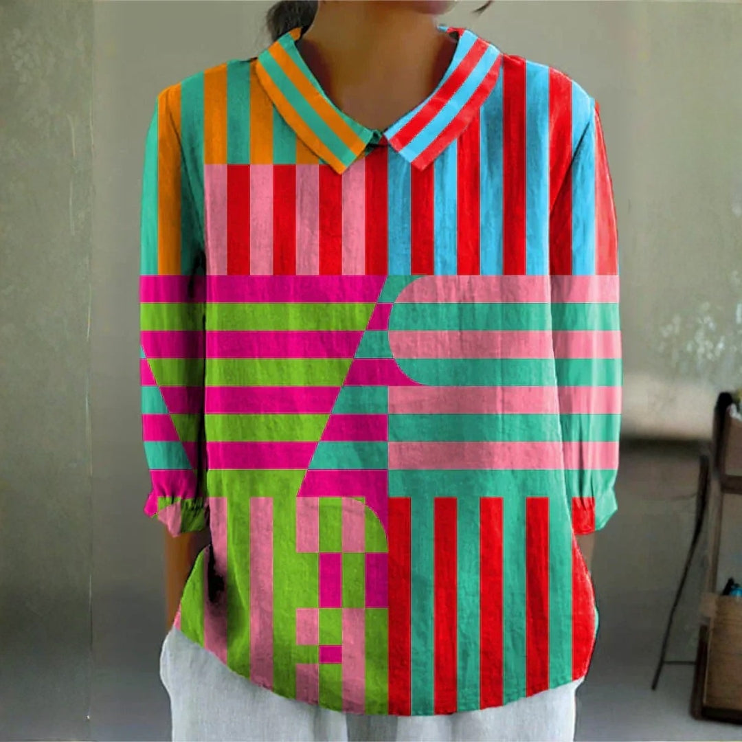Morgan - Geometrische Kleurenspel Blouse