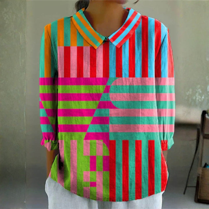 Morgan - Geometrische Kleurenspel Blouse
