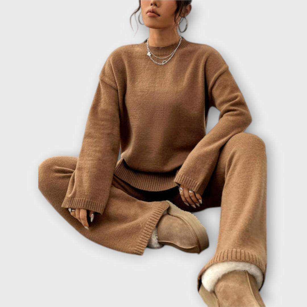 Hailey - Geribbelde Set