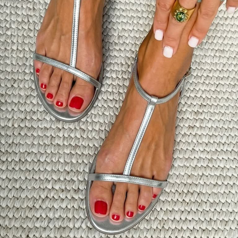 Aednat - Gouden Lente Sandalen