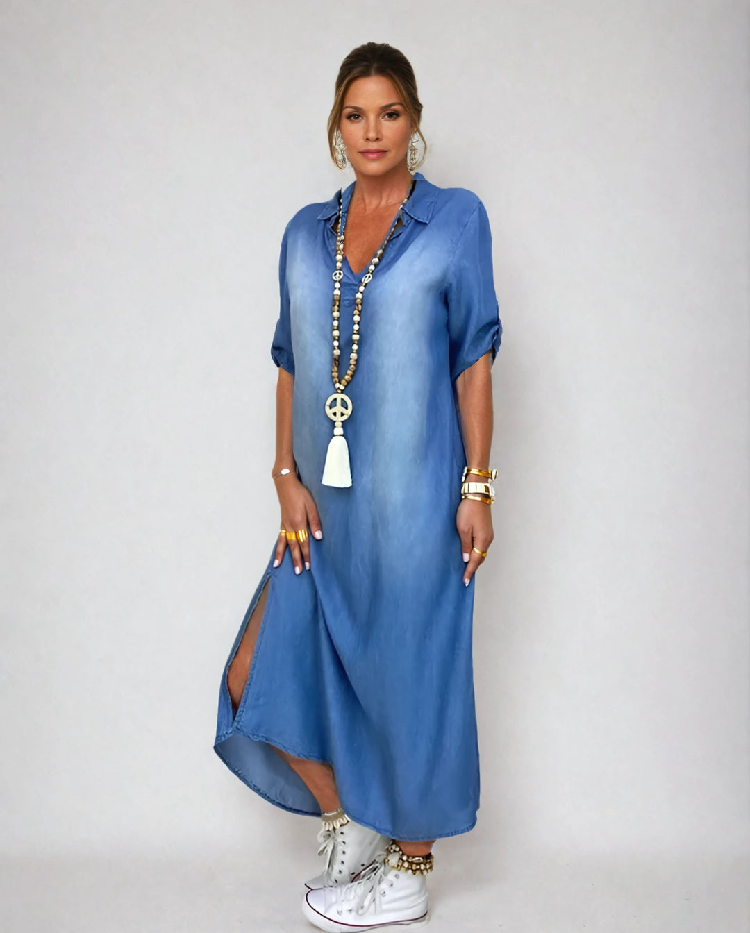 Hailey - Maxi Denim Jurk