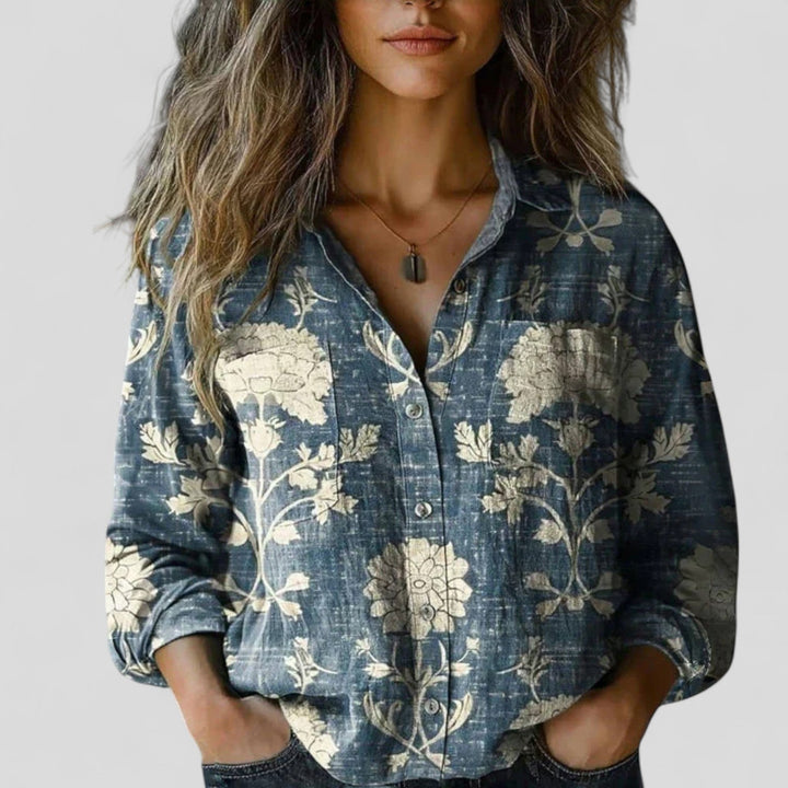 Brenda - Comfortabele Blouse Shirt