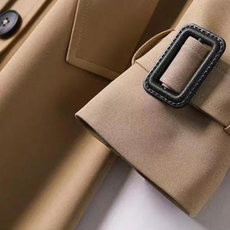 Georgia - Geknoopte Trenchcoat