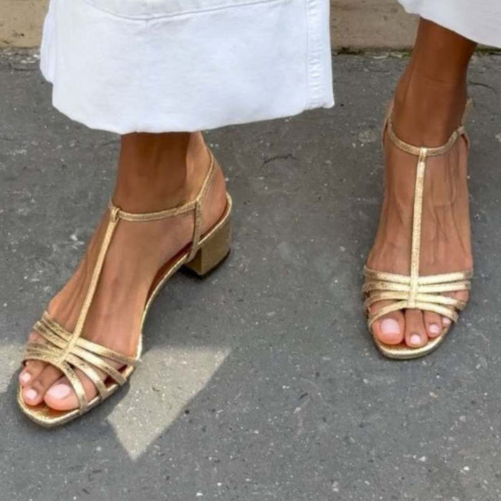 Maura - Gouden Everyday Sandalen