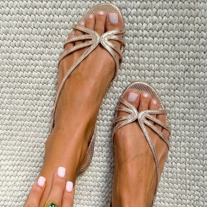 Meabh - Gouden Elegantie Sandalen