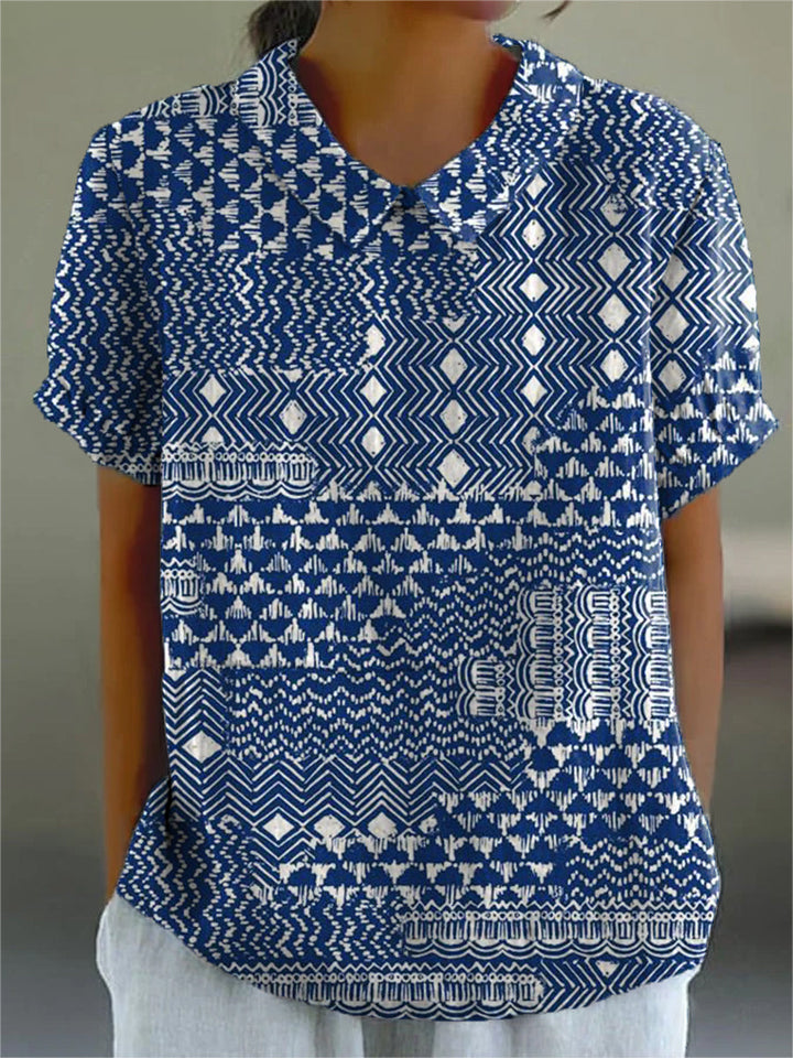 Sienna - Blouse met Tribal Print