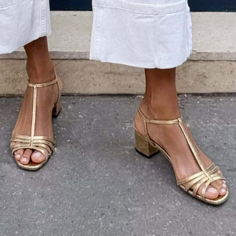 Maura - Gouden Everyday Sandalen