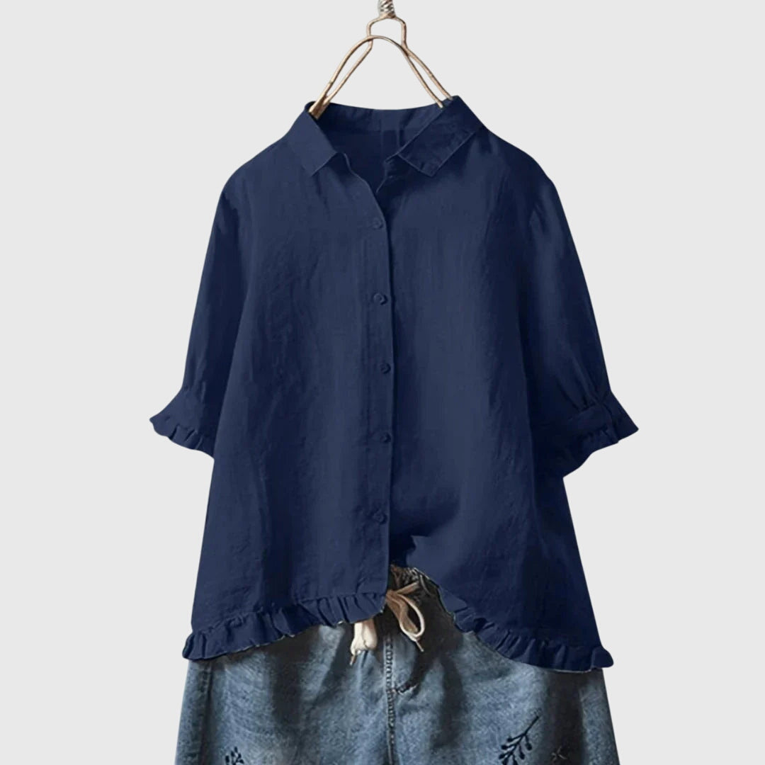 Janet - Elegante & Verfijnde Shirt