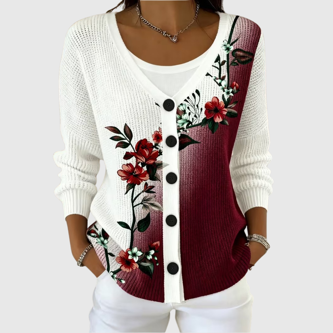 Marian | Comfortabele Knopjes Brei Cardigan