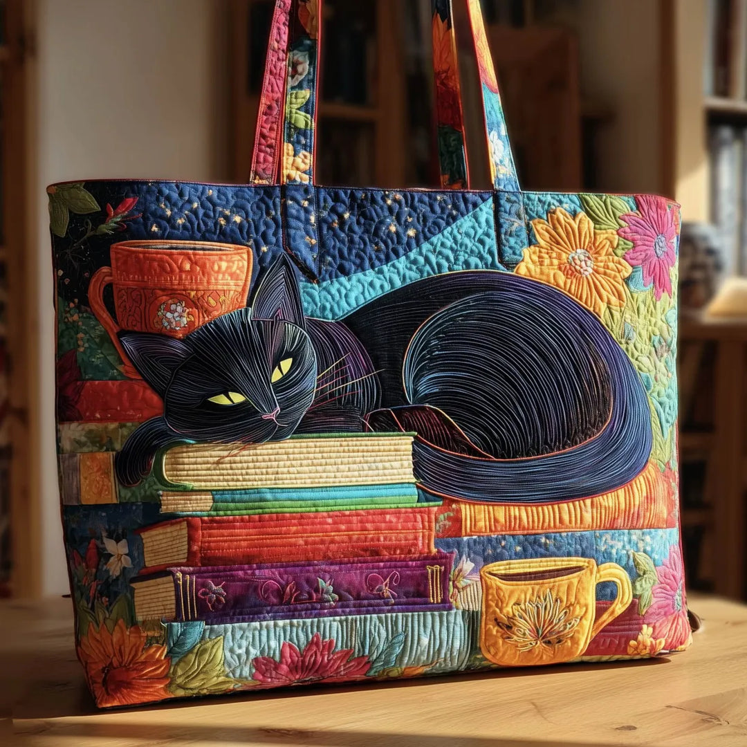 Handgemaakte Melodie - Zwarte Kat met Boeken