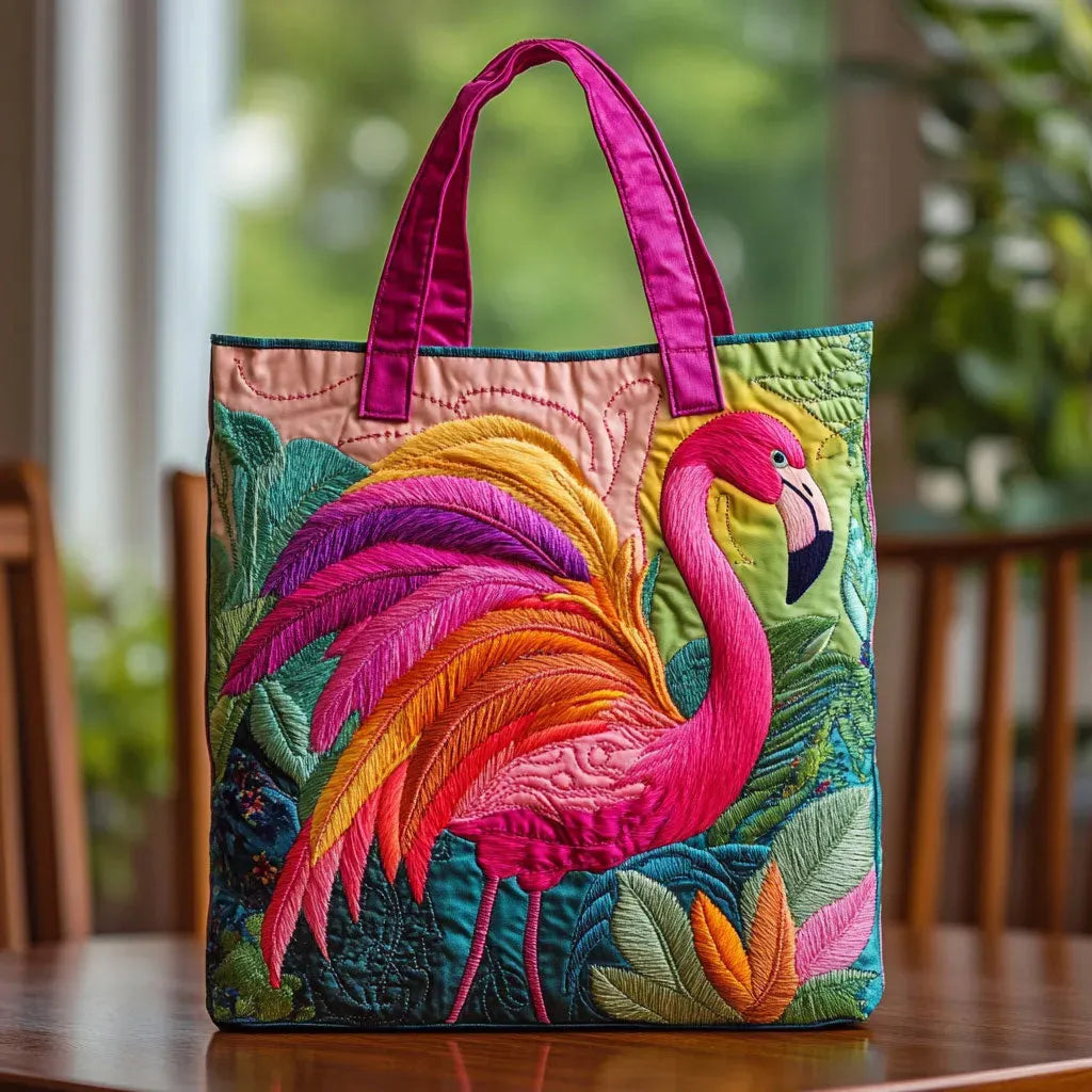 Handgemaakte Melodie - Regenboog Flamingo
