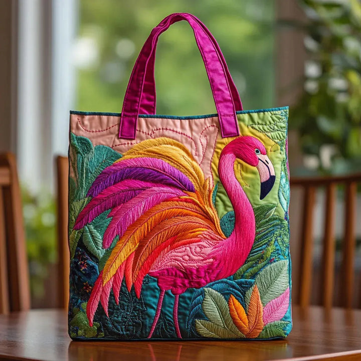 Handgemaakte Melodie - Regenboog Flamingo