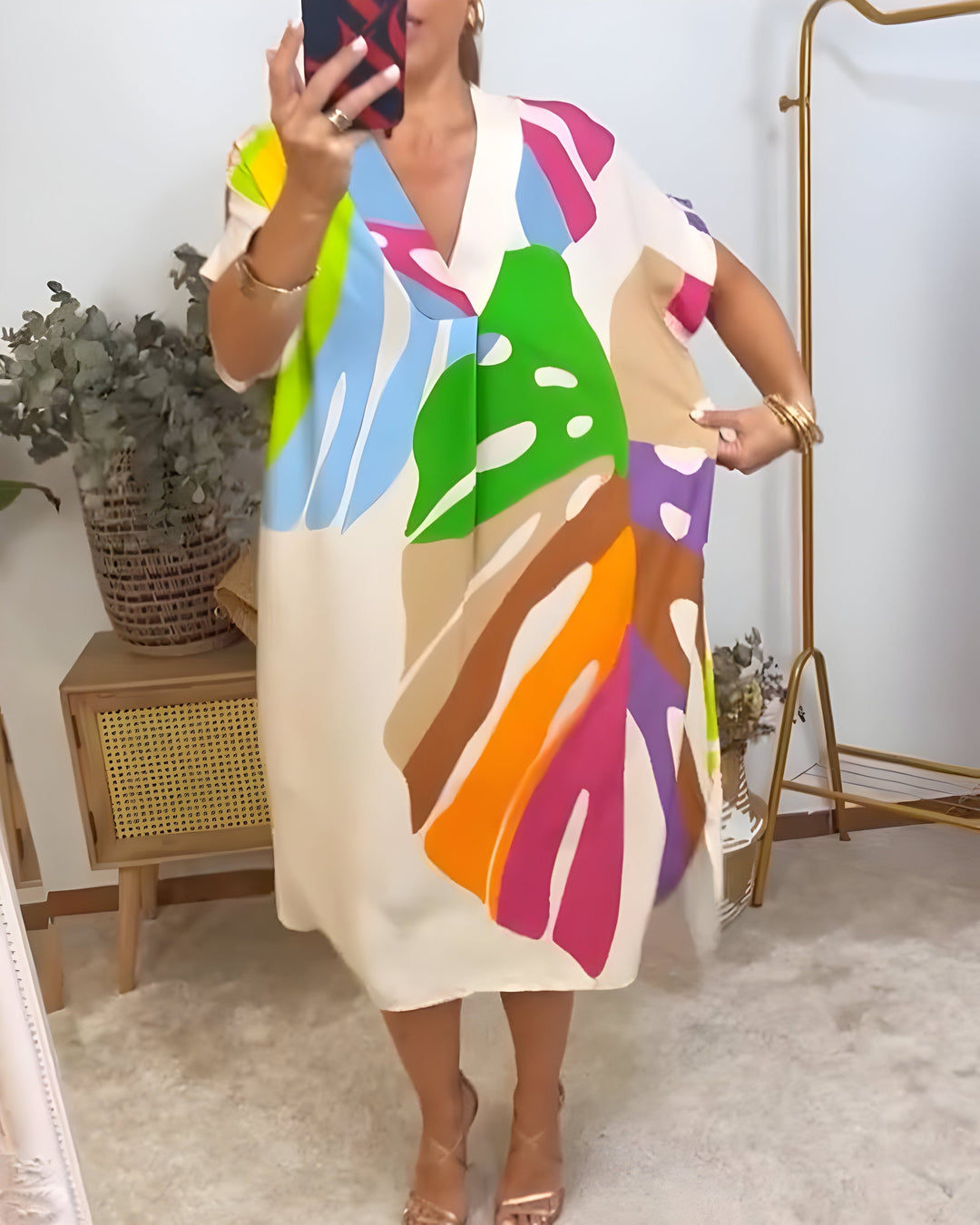 Savannah - Bloemige Casual Jurk