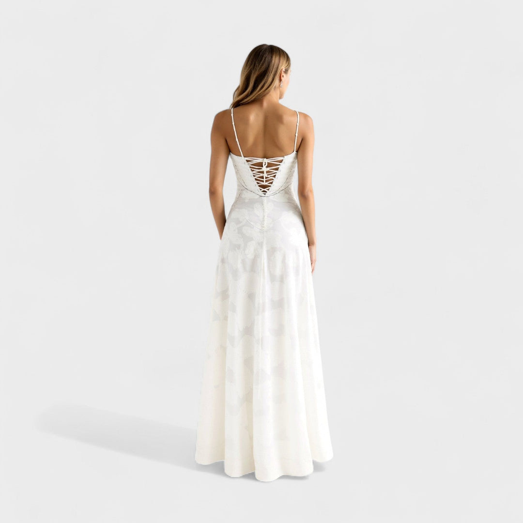 Kaylee - Maxi-jurk in bloemenkant