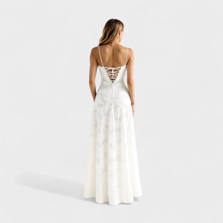 Kaylee - Maxi-jurk in bloemenkant