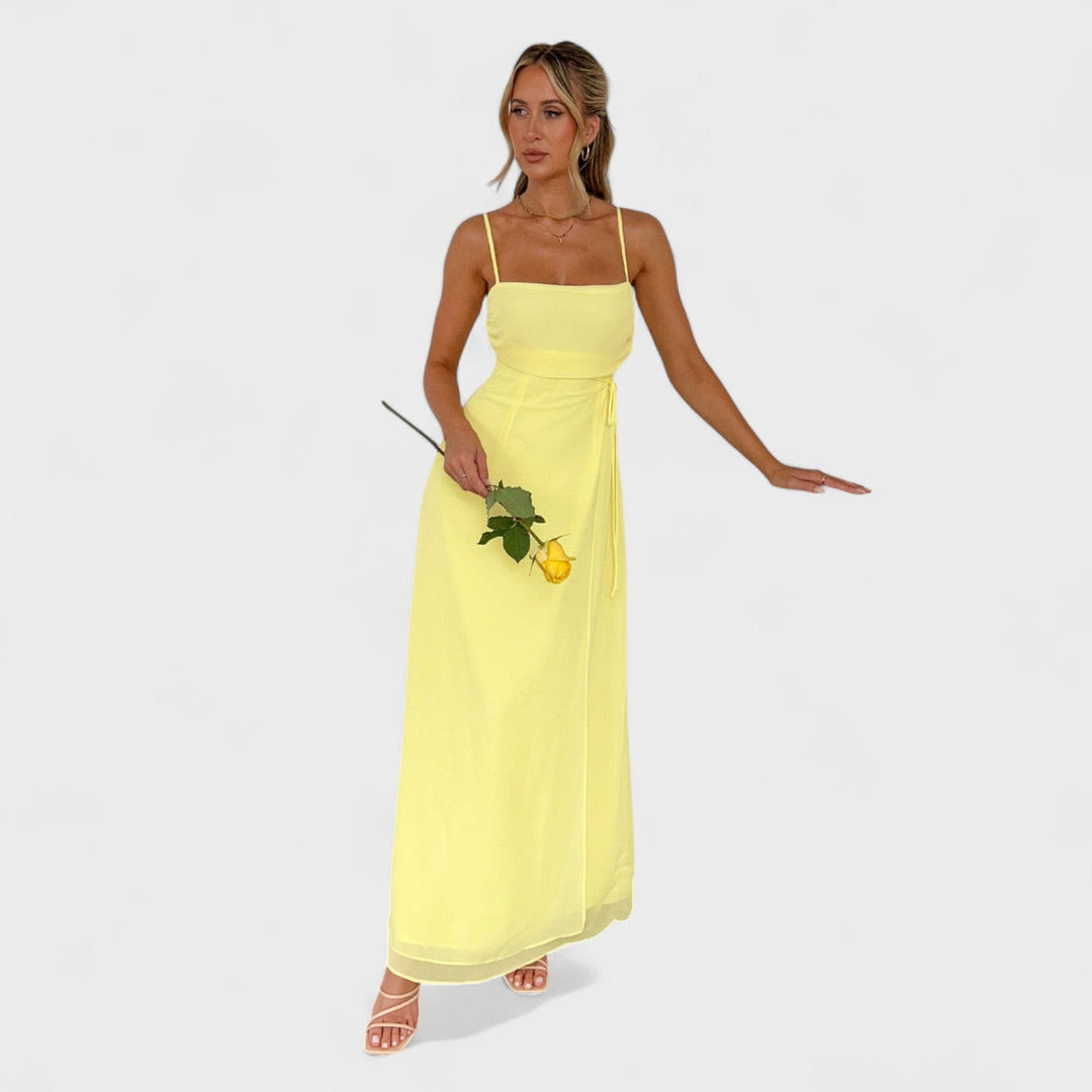 Gabrielle - Gele Maxi Jurk