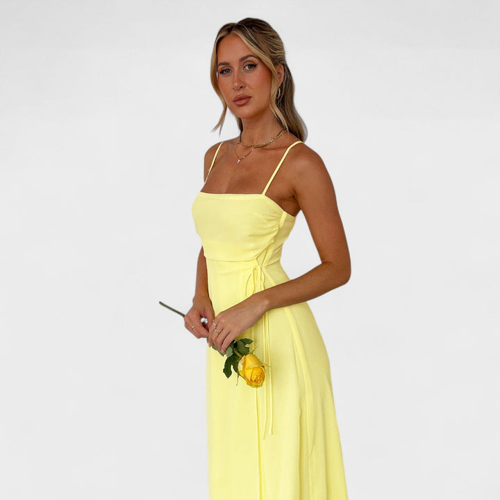 Gabrielle - Gele Maxi Jurk