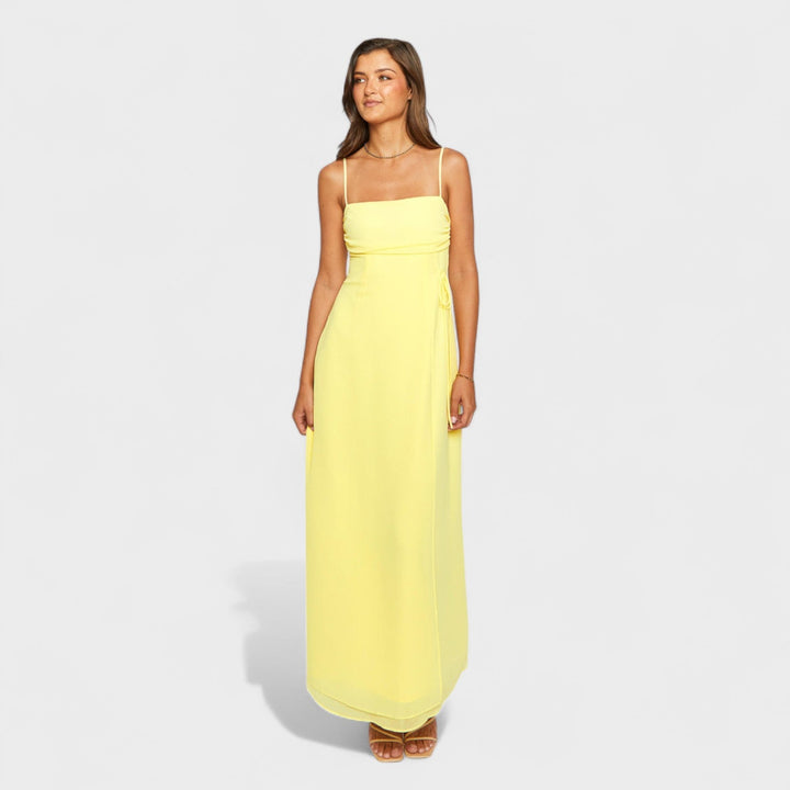 Gabrielle - Gele Maxi Jurk