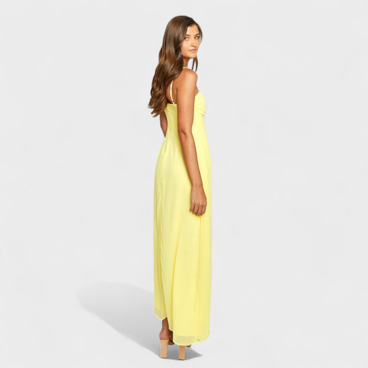 Gabrielle - Gele Maxi Jurk