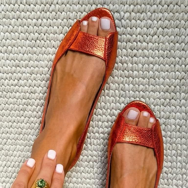 Fionnuala - Chique Comfort Gouden Sandalen