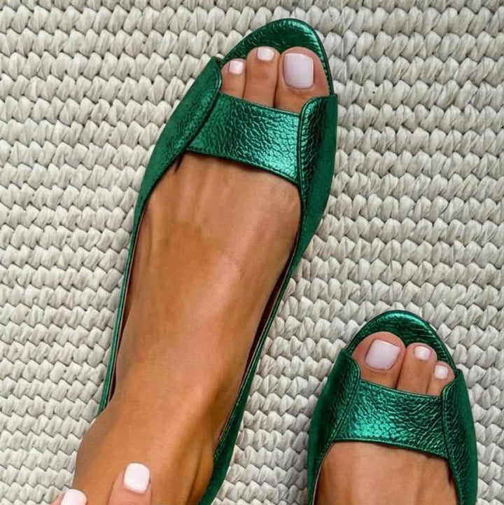 Fionnuala - Chique Comfort Gouden Sandalen