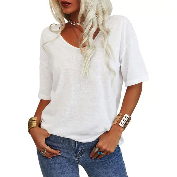 BREE - Losse Lichtgewicht Minimalistische T-Shirt