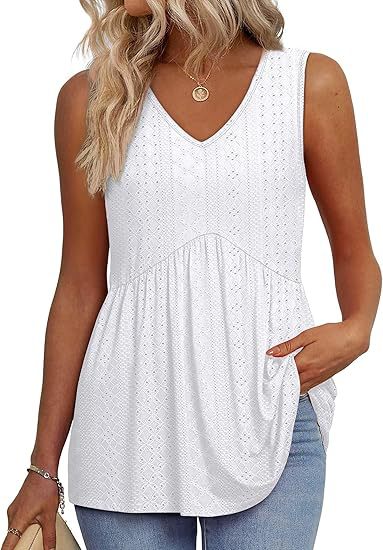 CECILIA - Mo effortless flowy mouwloze tanktop