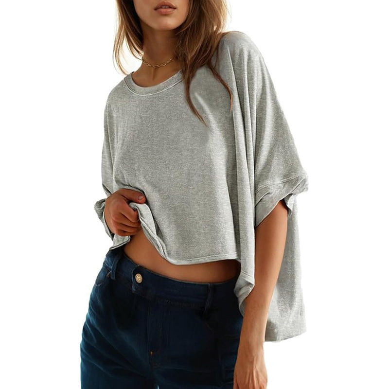 PHOEBE - Dames Klassieke Oversized Loose-Fit T-shirt
