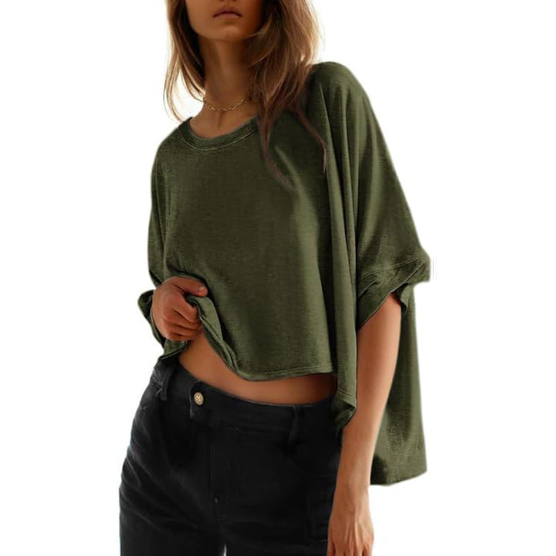PHOEBE - Dames Klassieke Oversized Loose-Fit T-shirt