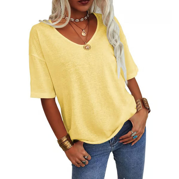 BREE - Losse Lichtgewicht Minimalistische T-Shirt