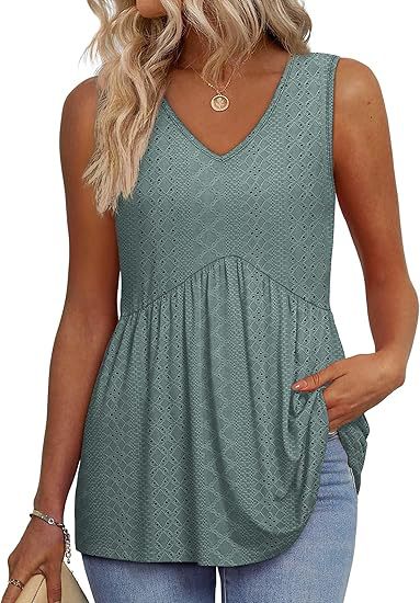 CECILIA - Mo effortless flowy mouwloze tanktop