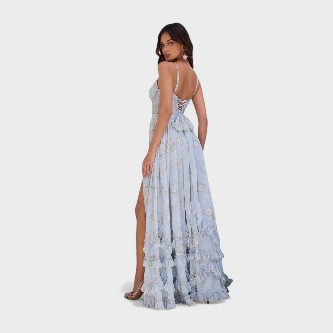 Gianna - Lange Boheemse Jurk met Splits