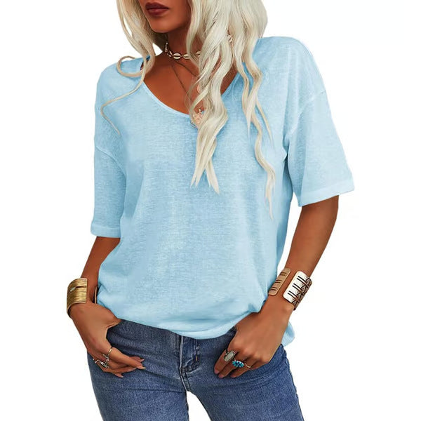 BREE - Losse Lichtgewicht Minimalistische T-Shirt