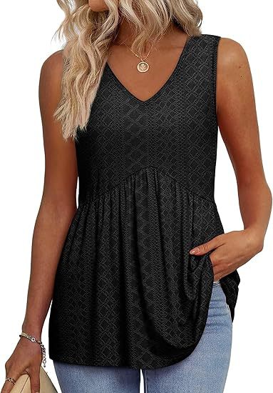CECILIA - Mo effortless flowy mouwloze tanktop