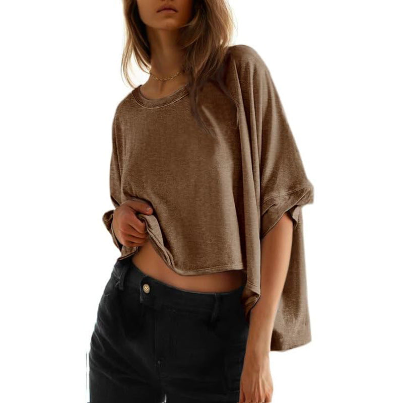 PHOEBE - Dames Klassieke Oversized Loose-Fit T-shirt
