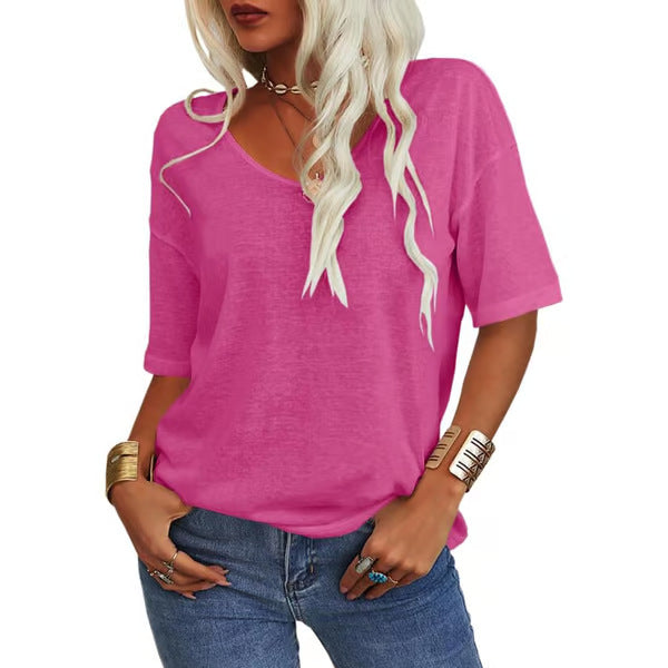 BREE - Losse Lichtgewicht Minimalistische T-Shirt