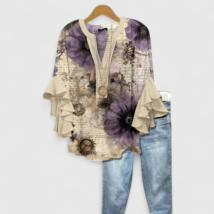 Audrey - Verfijnde Blouse