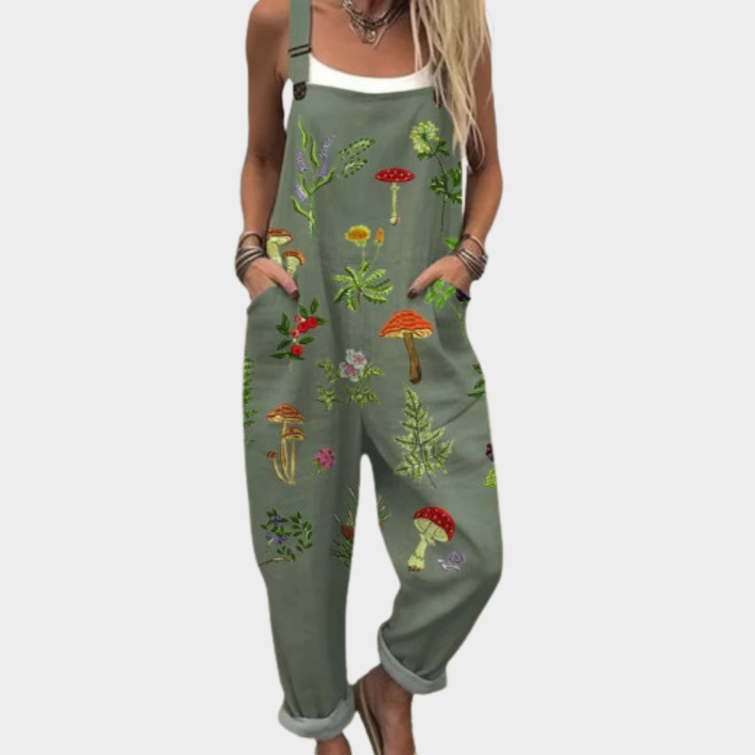 Comfortabele Gedrukte Overall