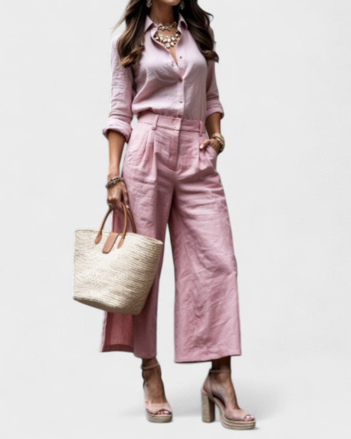 Holly - Casual Chic Look Roze