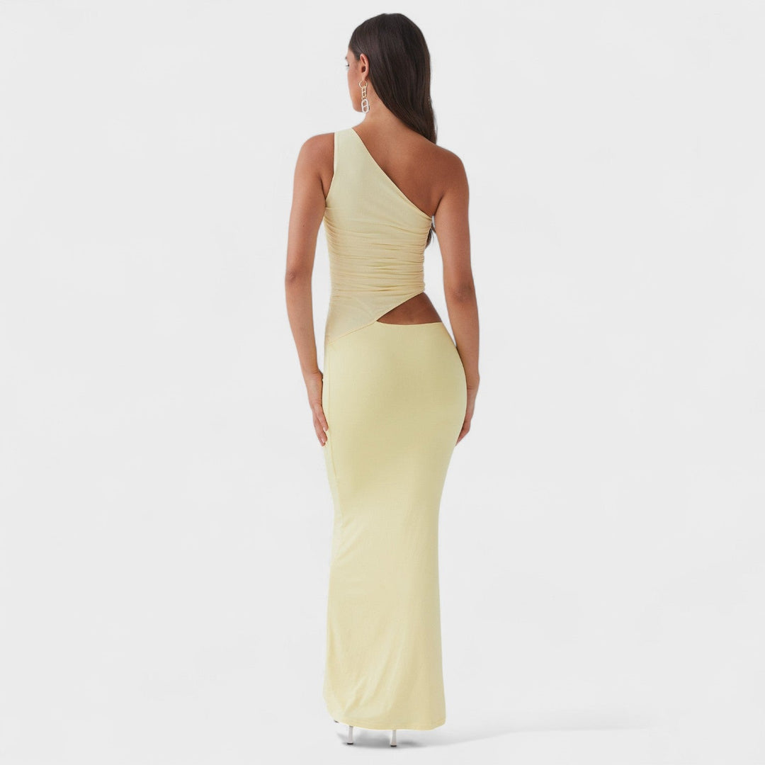 Natalia - Asymmetrische Maxi Jurk