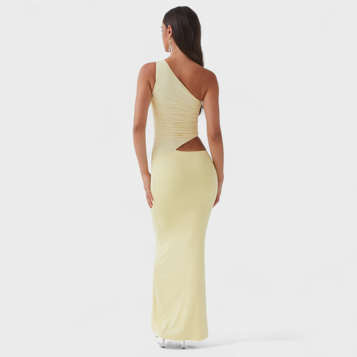 Natalia - Asymmetrische Maxi Jurk