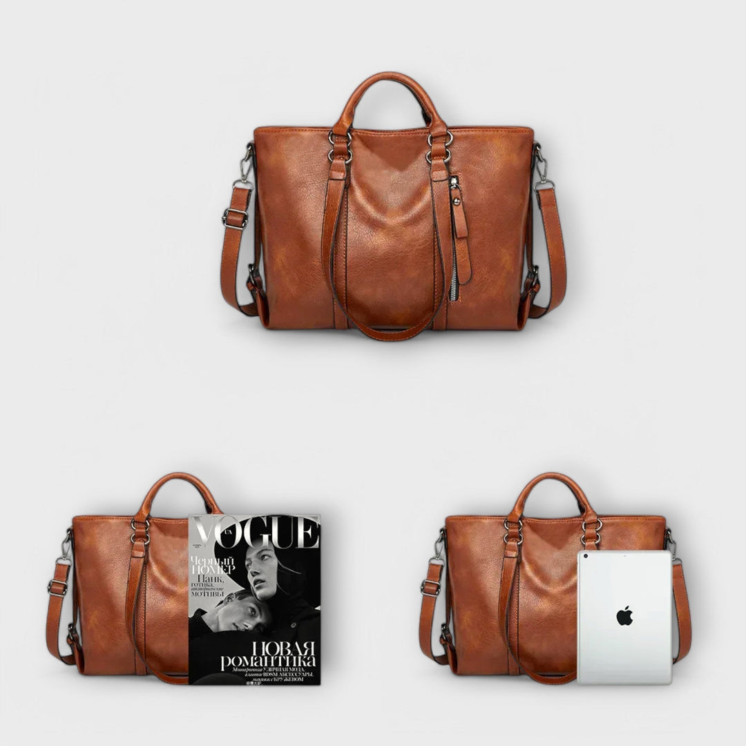 Isabella - Vrouwen Grote Leren Tas